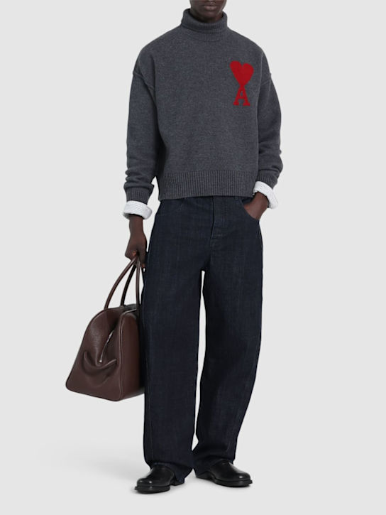 AMI Paris: ウールタートルネックセーター - men_1 | Luisa Via Roma