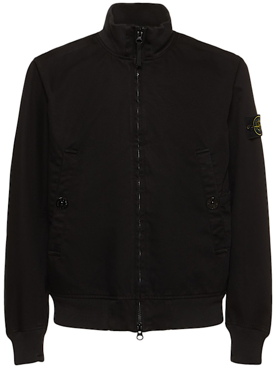 Stone Island: RASO GOMMATO 3L bomber - men_0 | Luisa Via Roma