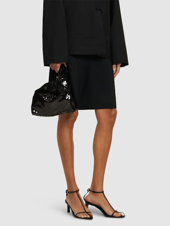 MSGM: Paillettes top handle bag - women_1 | Luisa Via Roma