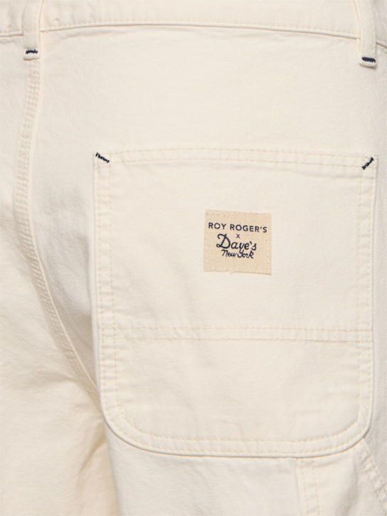 Roy Roger's: Natural Statement canvas pants - Natural - men_4 | Luisa Via Roma