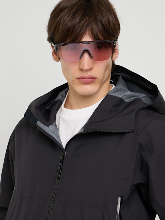 Moncler: Shield acetate mask sunglasses - men_1 | Luisa Via Roma