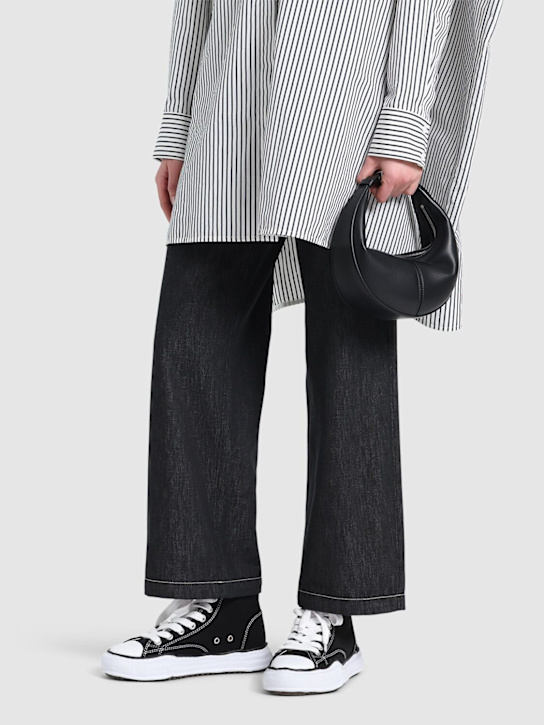 Mihara Yasuhiro: Peterson High OG sole canvas sneakers - Black - women_1 | Luisa Via Roma