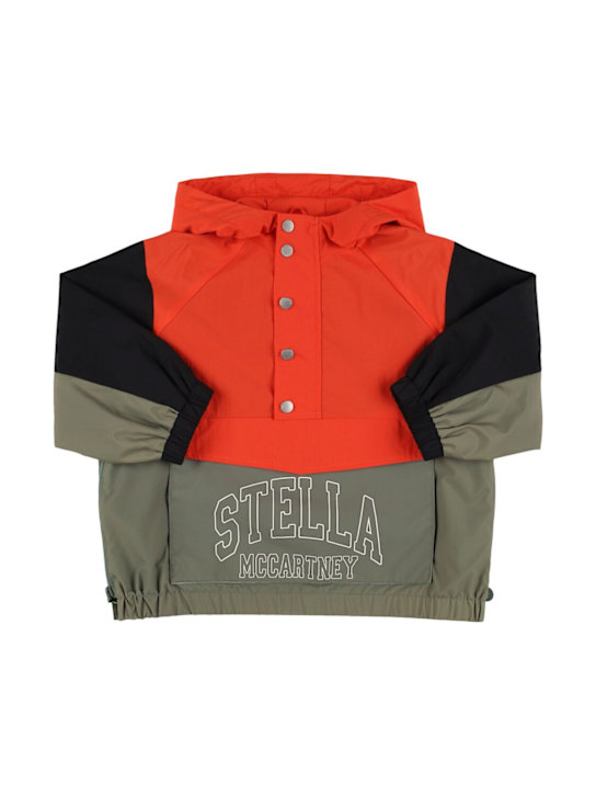 Stella McCartney Kids: Hooded nylon jacket - kids-boys_0 | Luisa Via Roma