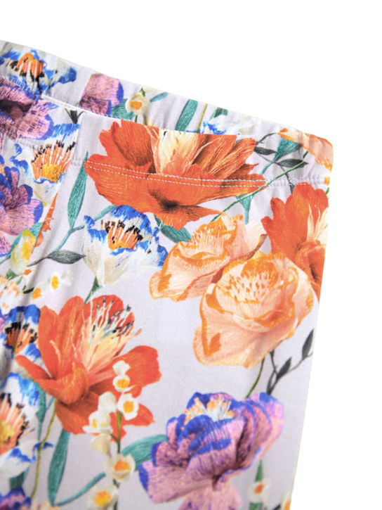 Molo: Leggings in jersey di cotone - Multicolore - kids-girls_1 | Luisa Via Roma