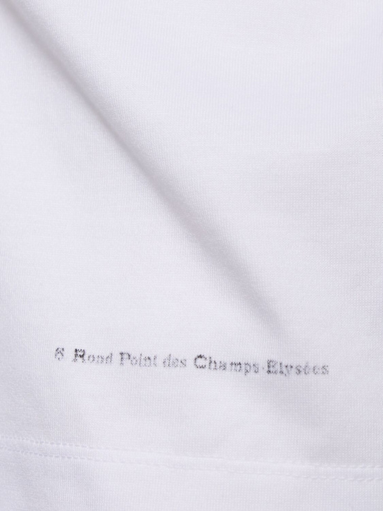 Carven: Jersey t-shirt  w/ back braid - women_4 | Luisa Via Roma