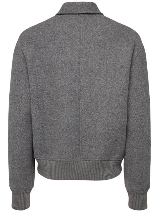 Jacquemus: Le Bomber Feltro wool jacket - men_1 | Luisa Via Roma