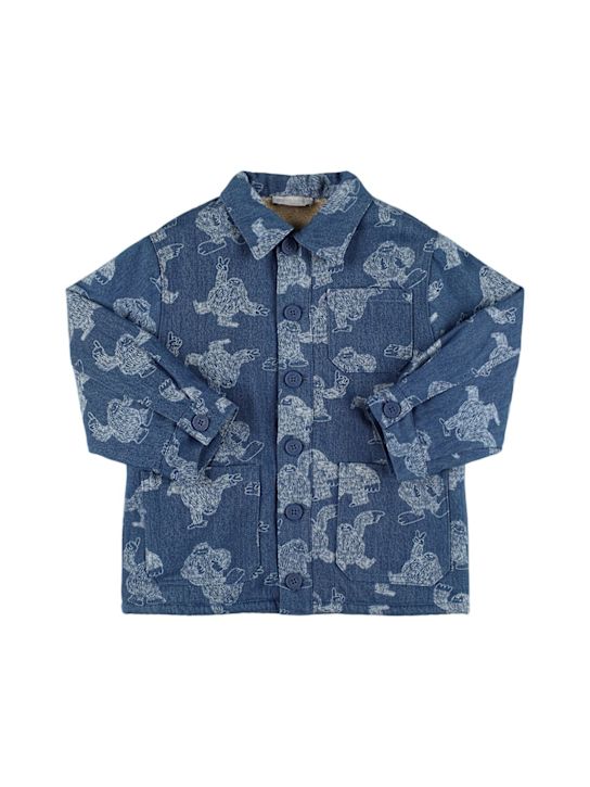 Stella McCartney Kids: Printed cotton jacket - kids-boys_0 | Luisa Via Roma