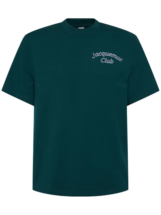 Jacquemus: Le T-shirt Club cotton t-shirt - men_0 | Luisa Via Roma