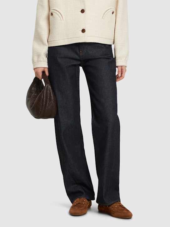 Stuart Weitzman: 10mm Tinsley suede loafers - women_1 | Luisa Via Roma