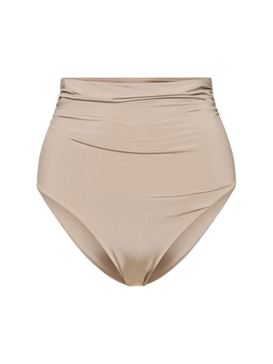 Max Mara: Salli high rise bikini bottoms - women_0 | Luisa Via Roma