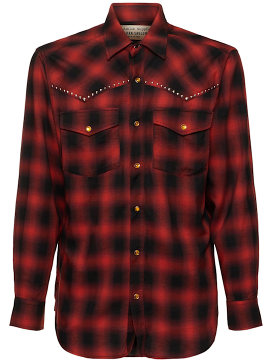 Amish: Dan Sablon Western shirt - men_0 | Luisa Via Roma