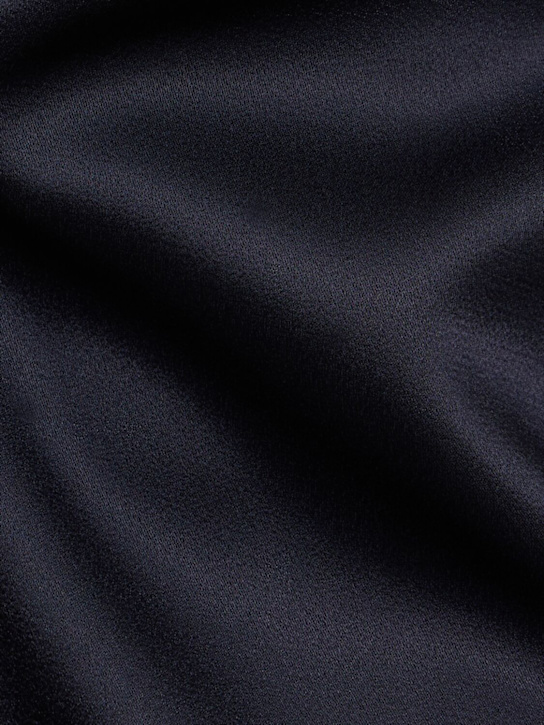 Carven: Satin camisole top - Navy - women_4 | Luisa Via Roma