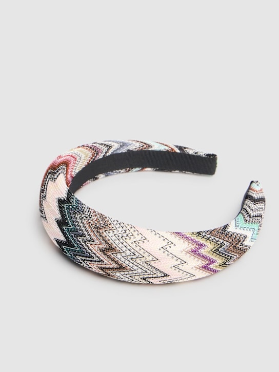 Missoni: Viscose knit headband - マルチカラー - kids-girls_1 | Luisa Via Roma