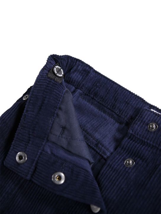 Molo: Cotton corduroy skirt - ダークブルー - kids-girls_1 | Luisa Via Roma