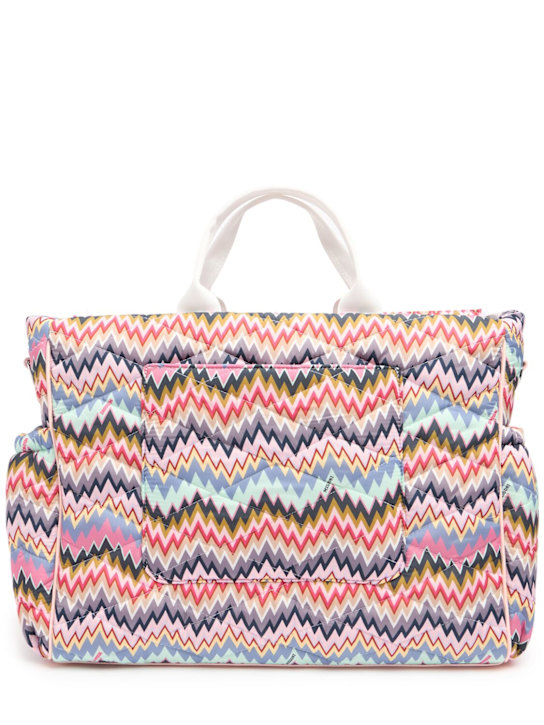 Missoni: Borsa fasciatoio in nylon stampato - Multicolore - kids-girls_0 | Luisa Via Roma