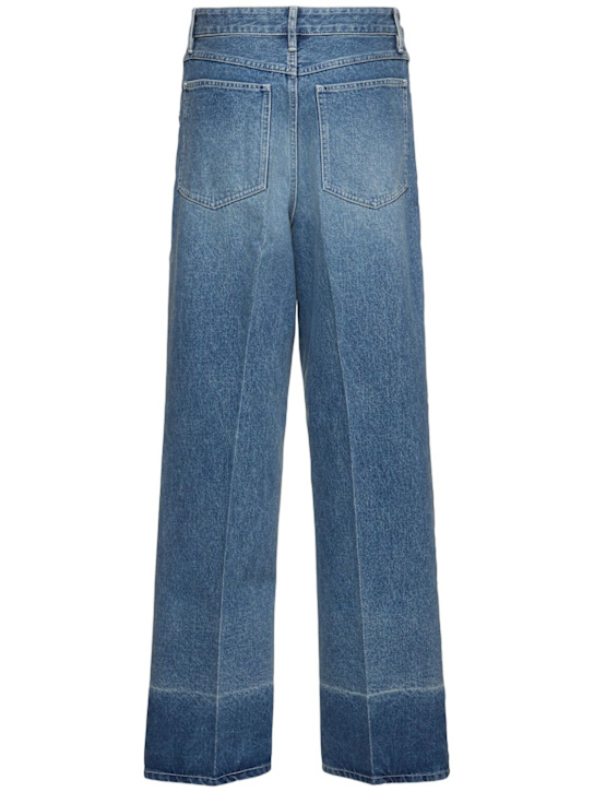 Carven: High rise boyfriend jeans - Blue - women_3 | Luisa Via Roma