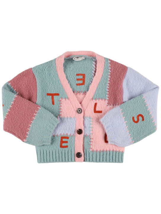 Stella McCartney Kids: Poly blend knit cardigan - kids-girls_0 | Luisa Via Roma