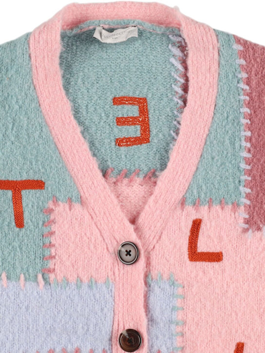 Stella McCartney Kids: Poly blend knit cardigan - kids-girls_1 | Luisa Via Roma