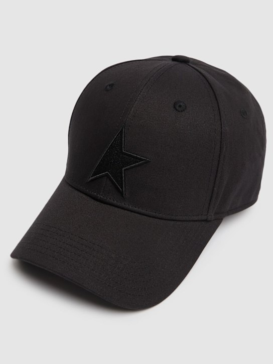 Golden Goose: Star cotton baseball hat - women_1 | Luisa Via Roma