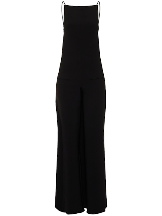 Courrèges: Infinity crepe overalls - women_0 | Luisa Via Roma