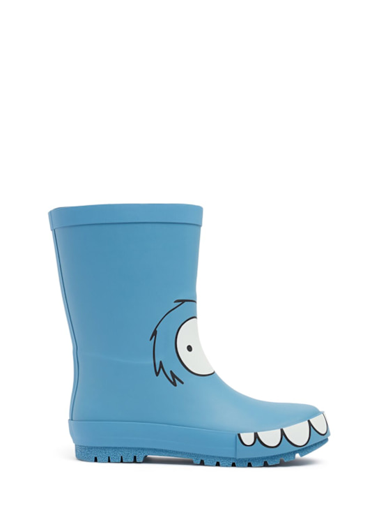 Stella McCartney Kids: Printed rubber rainboots - kids-boys_0 | Luisa Via Roma