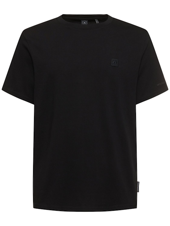 Moose Knuckles: Duluth t-shirt - Black - men_0 | Luisa Via Roma