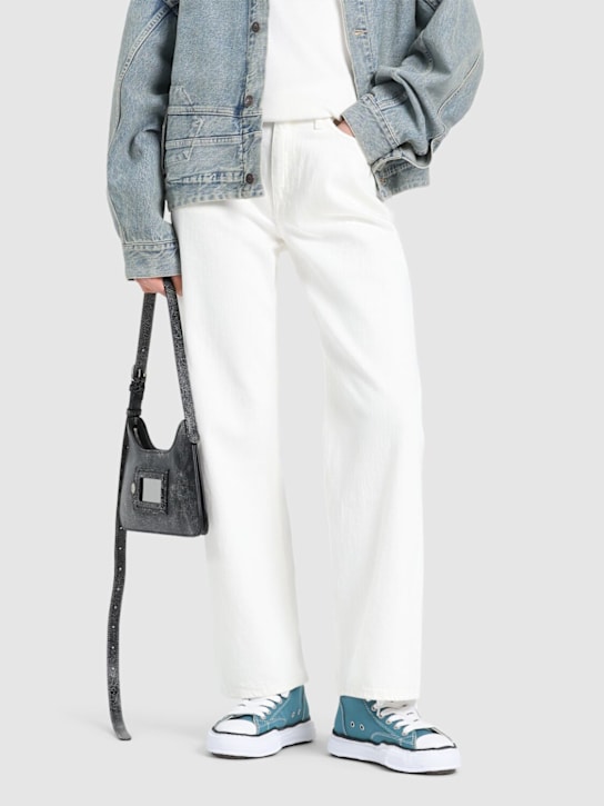 Mihara Yasuhiro: Sneakers Peterson High OG Sole in tela - Blu - women_1 | Luisa Via Roma