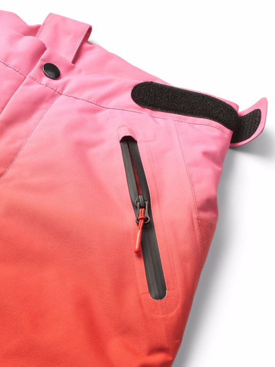 Molo: 印花再生聚酯混纺滑雪裤 - 红色 - kids-girls_1 | Luisa Via Roma