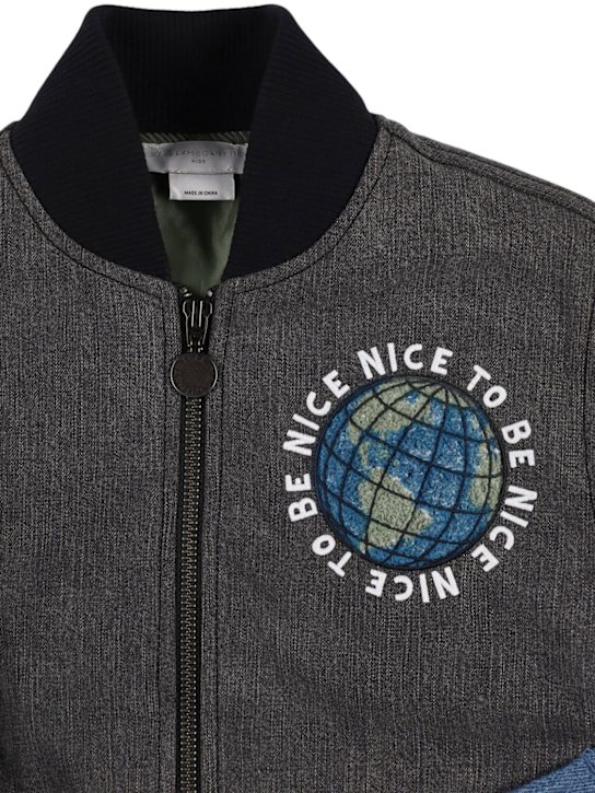 Stella McCartney Kids: Cotton bomber jacket - kids-boys_1 | Luisa Via Roma