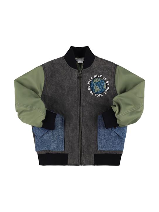 Stella McCartney Kids: Cotton bomber jacket - kids-boys_0 | Luisa Via Roma