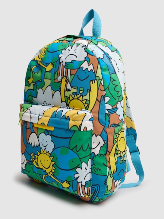 Stella McCartney Kids: Printed poly backpack - マルチカラー - kids-girls_1 | Luisa Via Roma