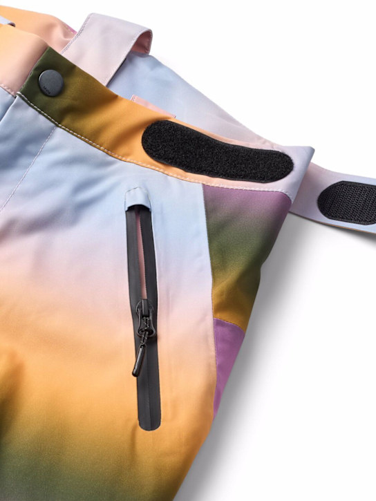 Molo: Printed recycled poly blend ski pants - マルチカラー - kids-girls_1 | Luisa Via Roma