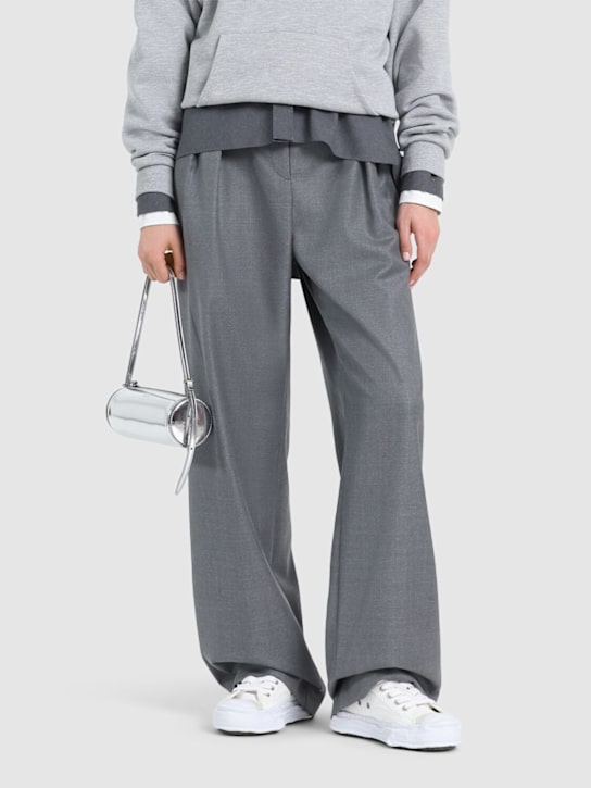 Mihara Yasuhiro: Hank original sole canvas low sneakers - White - women_1 | Luisa Via Roma