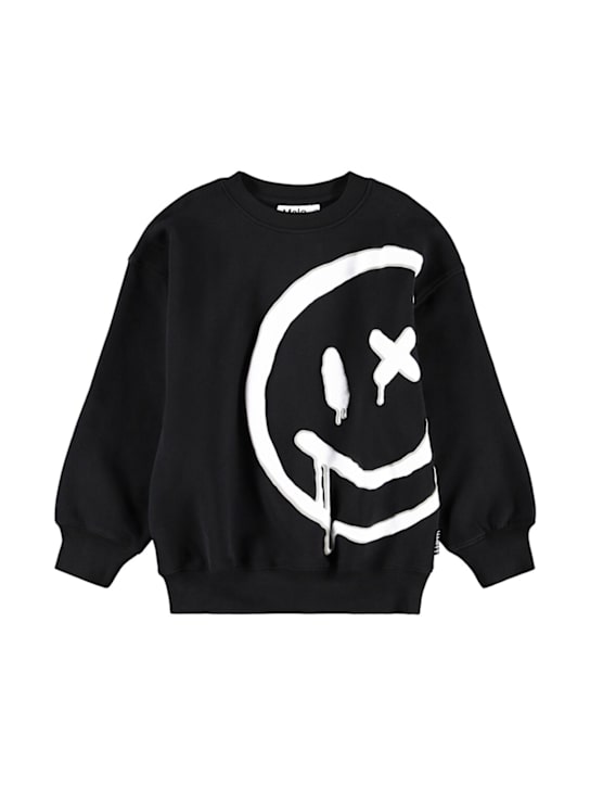 Molo: Printed cotton blend sweatshirt - kids-boys_0 | Luisa Via Roma