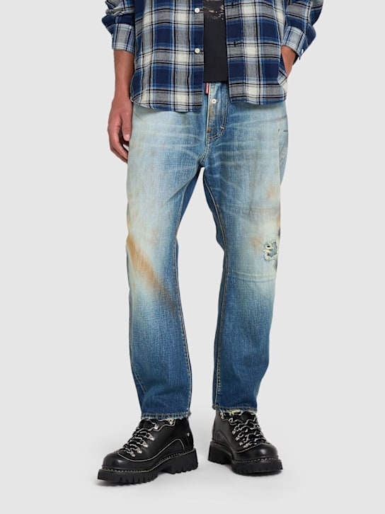 Dsquared2: Canadian leather hiking boots - men_1 | Luisa Via Roma