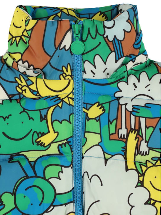 Stella McCartney Kids: Printed poly jacket - マルチカラー - kids-girls_1 | Luisa Via Roma