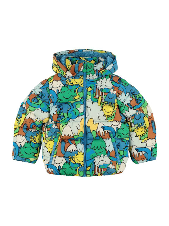 Stella McCartney Kids: Printed poly jacket - マルチカラー - kids-girls_0 | Luisa Via Roma