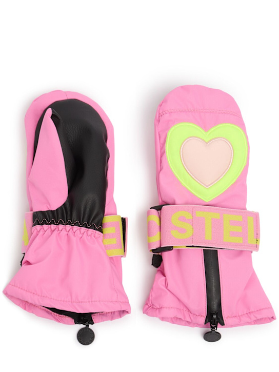 Stella McCartney Kids: Printed poly ski gloves - kids-girls_0 | Luisa Via Roma