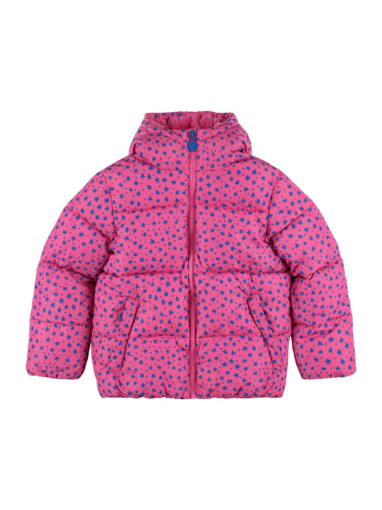 Stella McCartney Kids: Printed poly puffer jacket - kids-girls_0 | Luisa Via Roma
