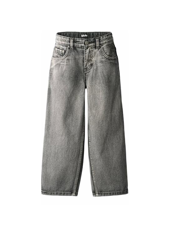 Molo: Organic cotton jeans - グレー - kids-girls_0 | Luisa Via Roma