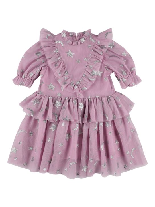 Stella McCartney Kids: Printed tulle dress - kids-girls_0 | Luisa Via Roma