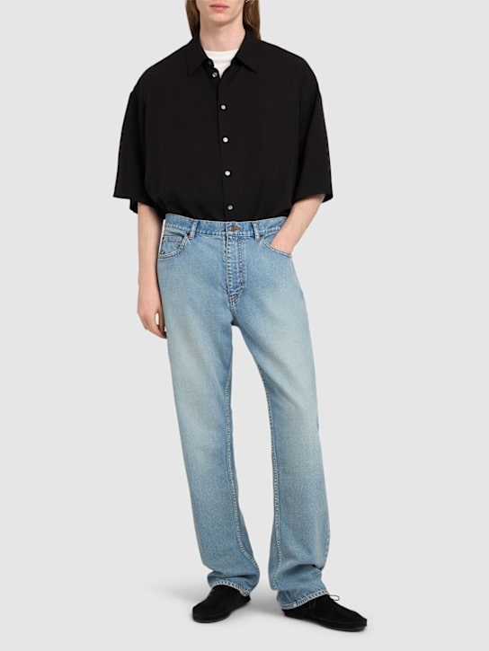 The Row: Baumwolldenim-Jeans „Fred“ - Hell Indigo - men_1 | Luisa Via Roma