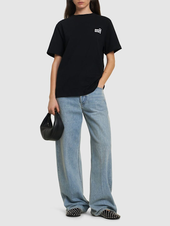 Coperni: Disney x Coperni Snow White t-shirt - Black - women_1 | Luisa Via Roma