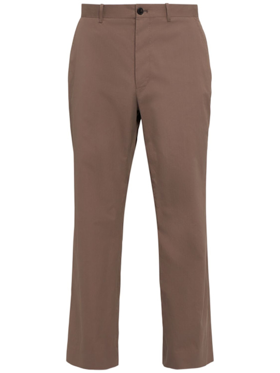 The Row: Lerio cotton pants - Taupe - men_0 | Luisa Via Roma