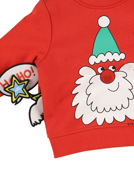 Stella McCartney Kids: Printed cotton sweatshirt - kids-girls_1 | Luisa Via Roma