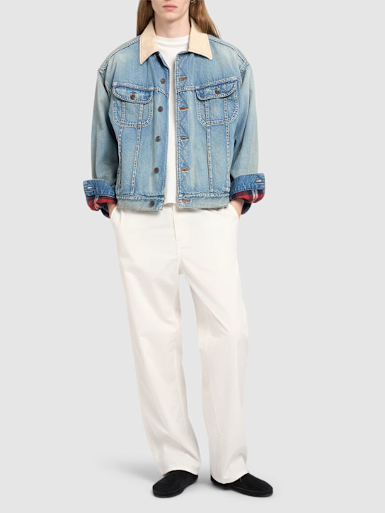 The Row: Hose aus Baumwolle und Kaschmir „Sankuro“ - Weiß - men_1 | Luisa Via Roma