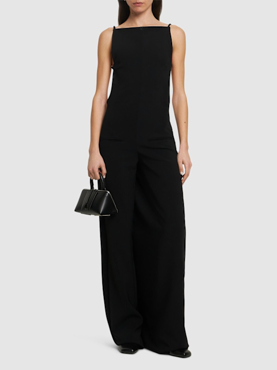 Courrèges: Infinity crepe overalls - women_1 | Luisa Via Roma