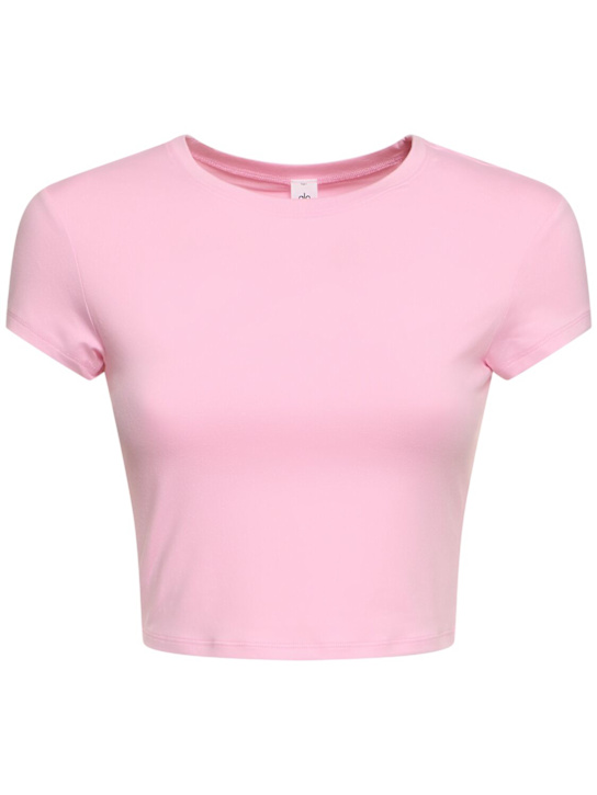 Alo Yoga: Camiseta de Alosoft Finesse - women_0 | Luisa Via Roma