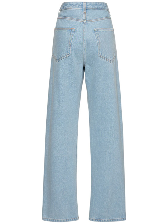 The Row: Morton cotton denim jeans - Light Blue - men_1 | Luisa Via Roma
