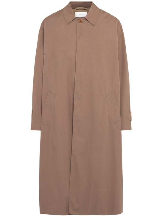 The Row: Trenchcoat aus Baumwolle „Riku“ - Graubraun - men_0 | Luisa Via Roma